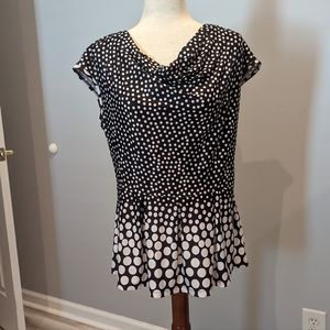 ND Sleeveless Poka Dot Top Sz XL